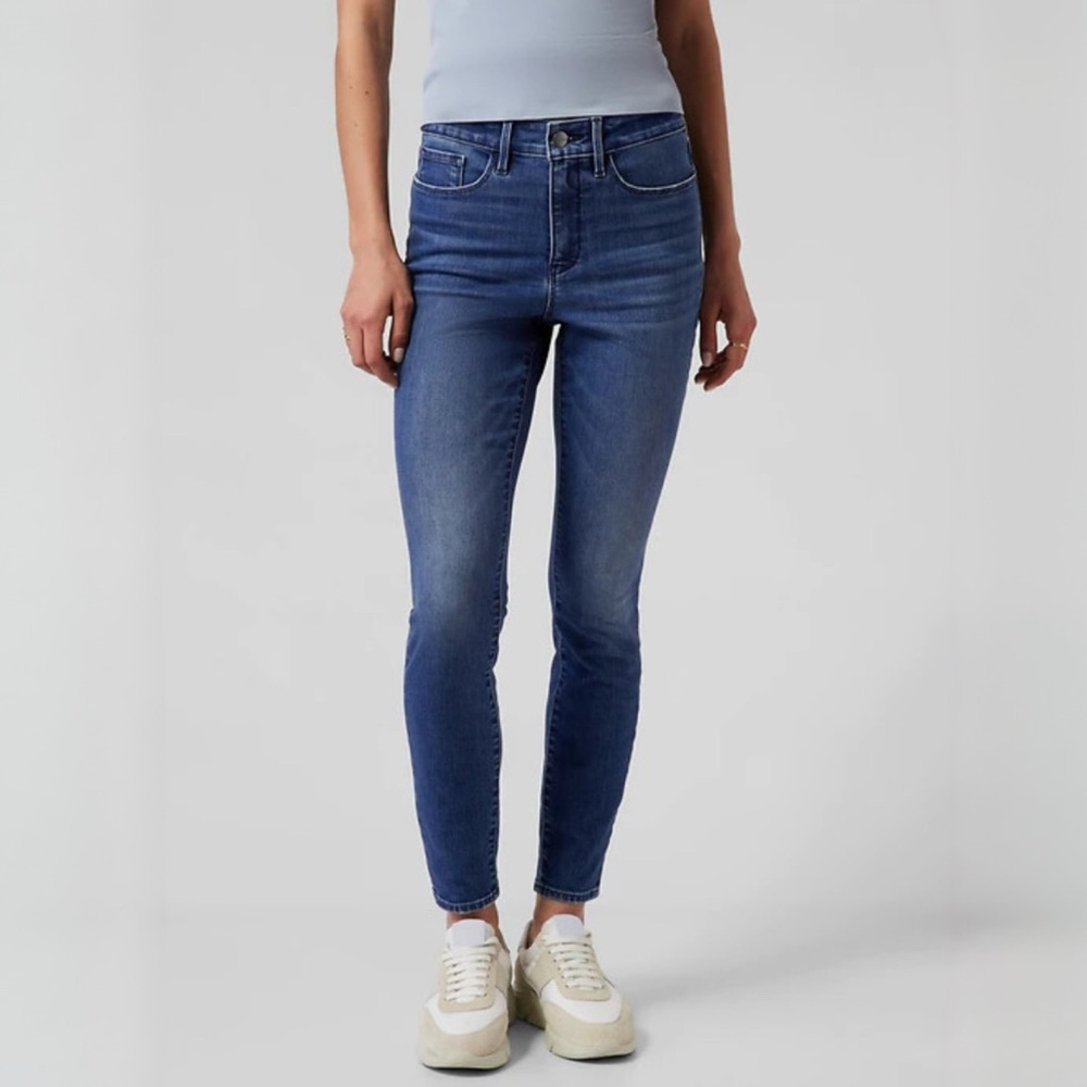 Athleta Women's Skinny Jeans - Dark Blue
